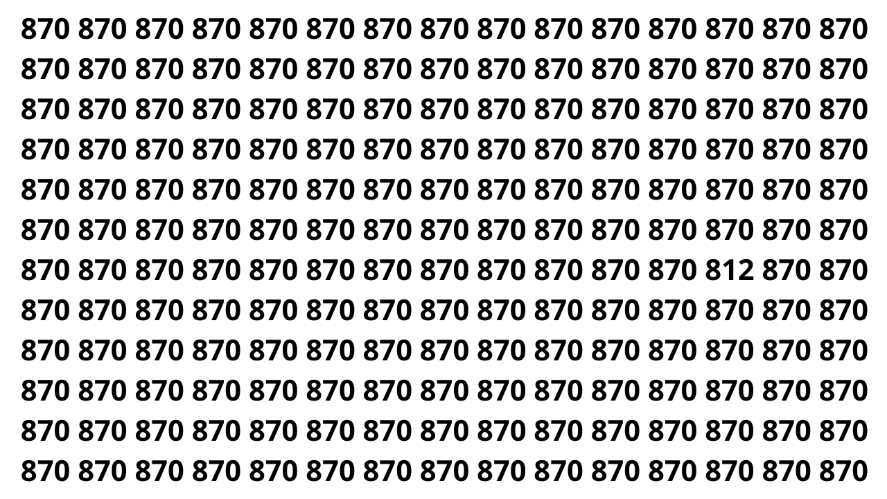 Desafio visual: encontre o número que está escondido em segundos