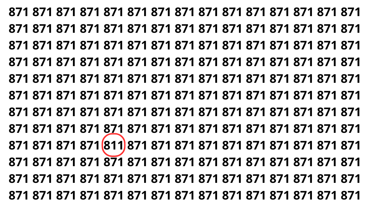 Treine foco e rapidez encontrando o número que quebra o padrão