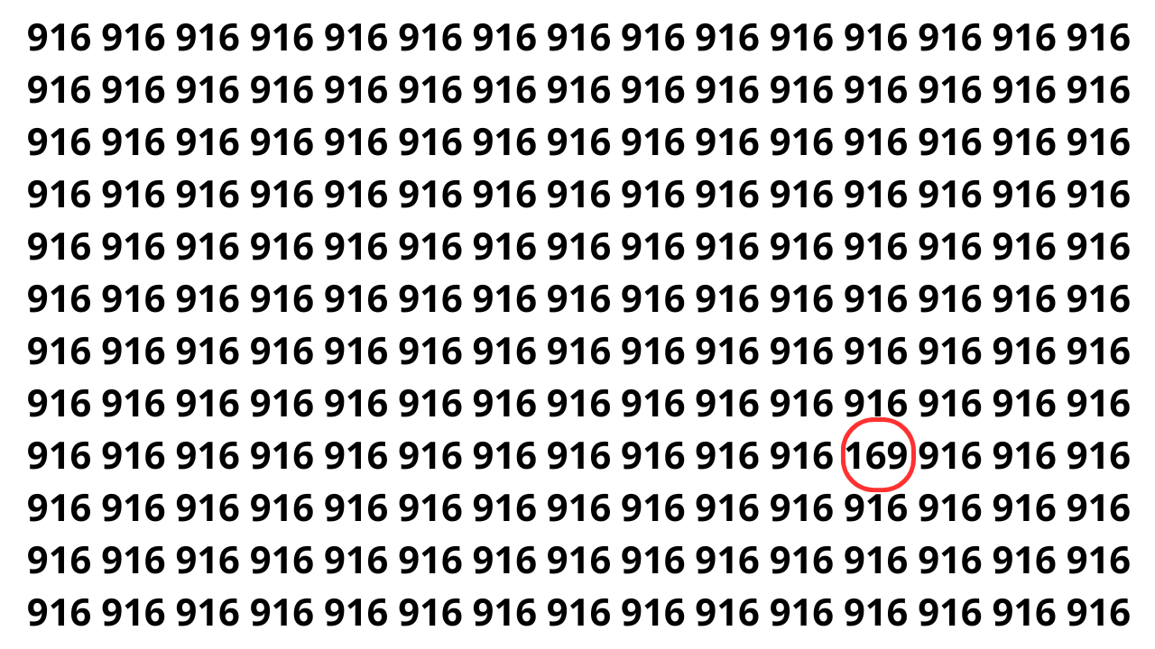 Consegue localizar o número escondido antes que os segundos passem?