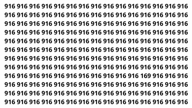 Consegue localizar o número escondido antes que os segundos passem?