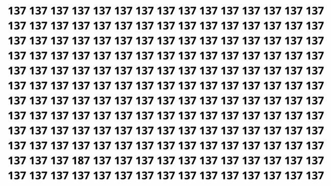 Puzzle viciante: consegue localizar o número escondido na imagem?