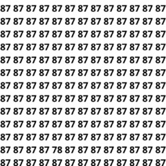 Você é rápido o suficiente para localizar o número escondido