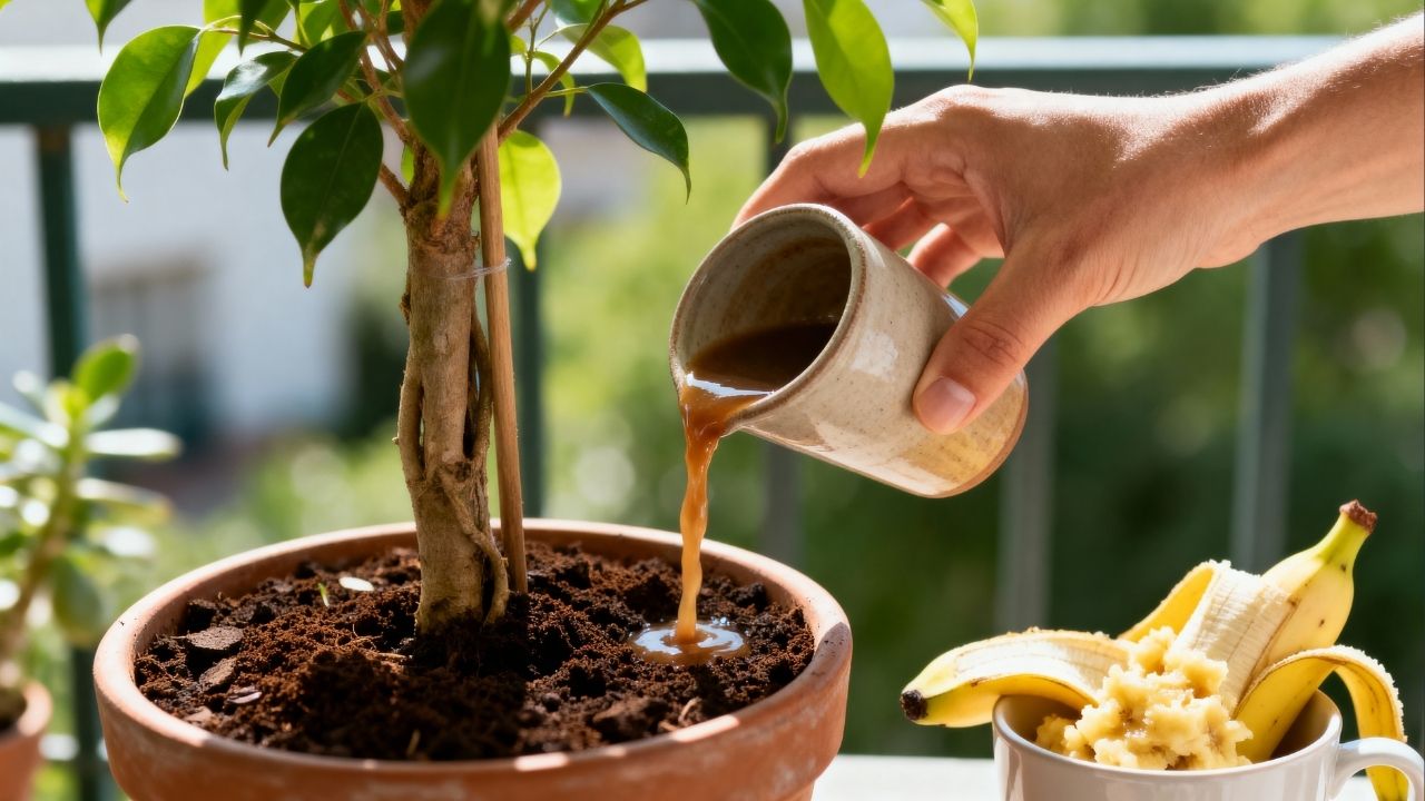 Regue as plantas com essa mistura simples e note folhas mais verdes
