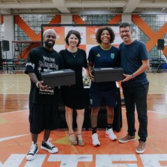 Judoca Rafaela Silva e influenciador Negrete