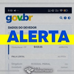 Alerta da Receita Federal para quem utiliza CPF na internet