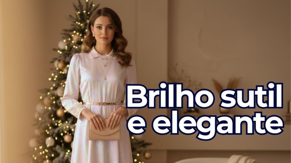 Natal sofisticado com brilho sutil e produções equilibradas