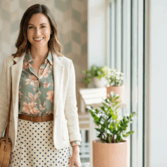 • Mistura de padrões valorizando estilo pessoal sem excessos