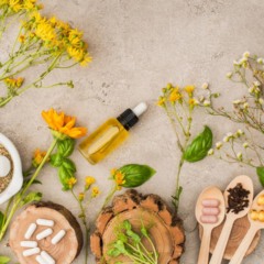 Plantas medicinais usadas em cosméticos naturais para a pele