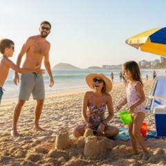 Quanto custa um dia de praia com a família?