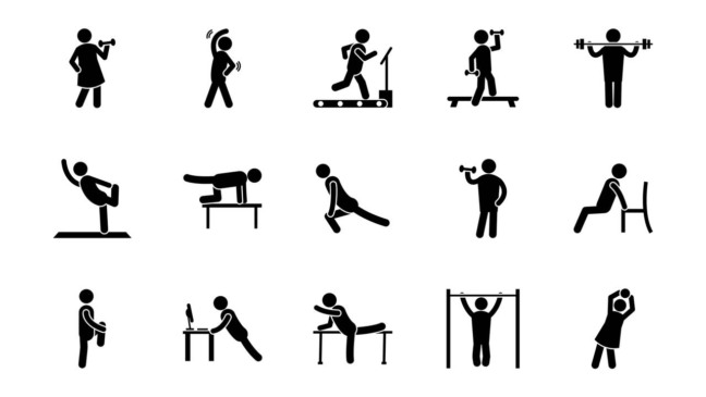 Rotina de exercícios leves combinando caminhada e fortalecimento, ideal para quem quer sair do sedentarismo