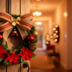 Como a guirlanda de Natal cria um símbolo cheio de significado