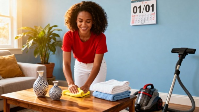 O que limpar no dia 1º para começar o ano com sensação de casa nova