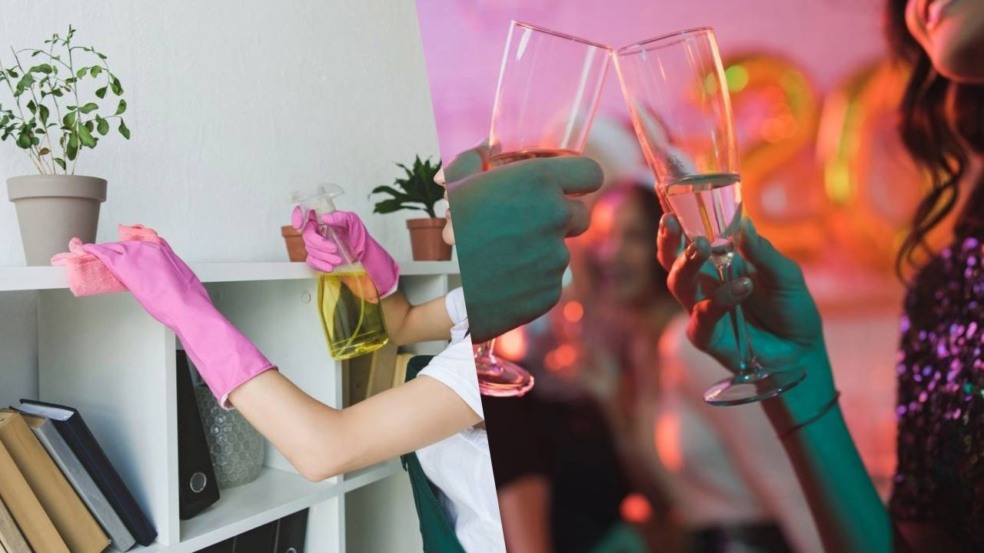 Casa impecável no Ano Novo com uma limpeza rápida e prática Casa impecável no Ano Novo com uma limpeza rápida e prática