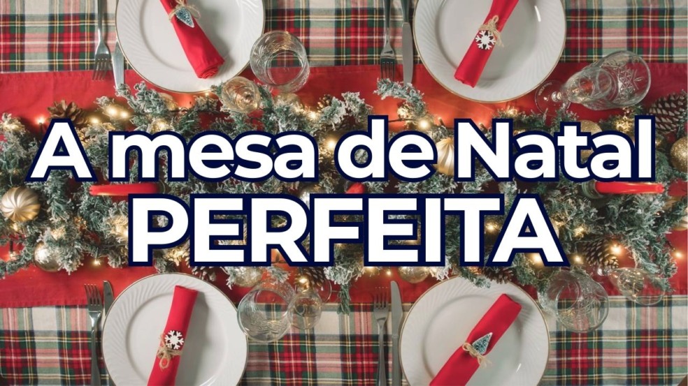 É assim que você vai montar a mesa perfeita para a ceia de Natal