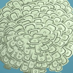 Ilustração associada à abundância de dinheiro, remetendo à comparação com o Tio Patinhas