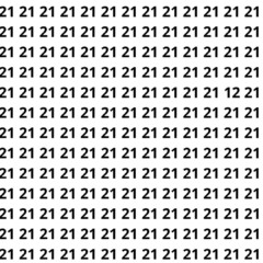 Apenas 1 em cada 5 pessoas consegue achar o n&uacute;mero escondido em segundos