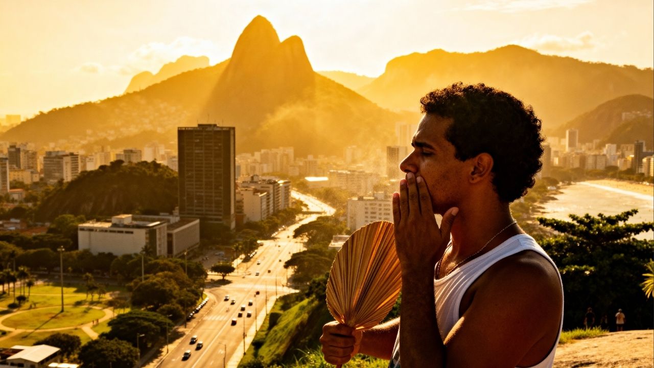 Por que o calor no RJ parece mais intenso do que em outras capitais, segundo o ChatGPT?