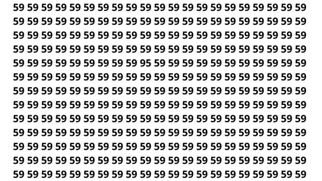 Um número esconde-se entre dezenas iguais – você vê qual?