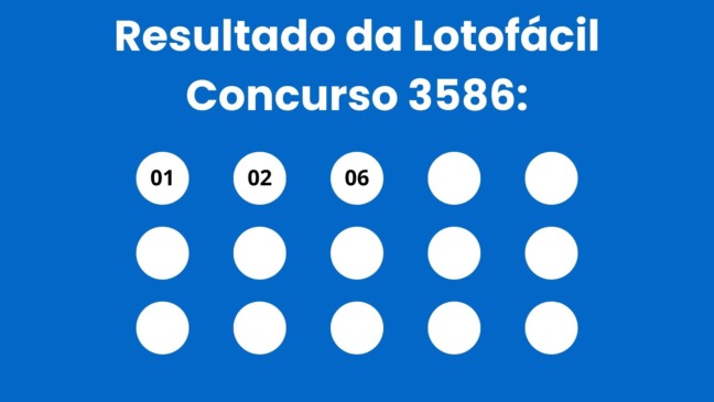 Resultado da Lotofácil em Niterói: veja números e ganhadores do concurso 3586 (terça, 13/01) e como resgatar no RJ