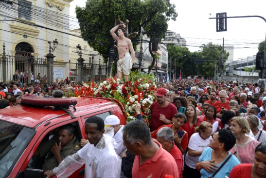 Trânsito no Centro do Rio muda por procissão de São Sebastião