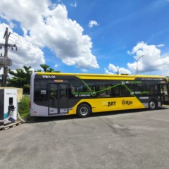 Rio inicia testes com ônibus 100% elétrico no Conexão BRT