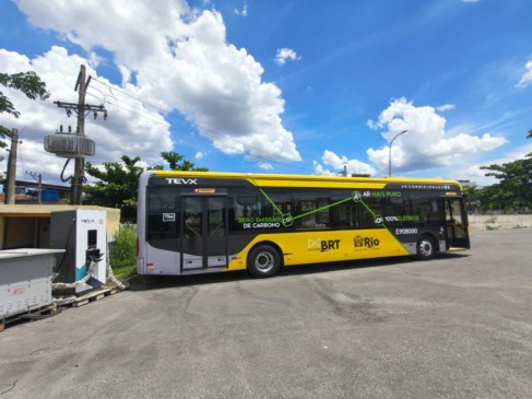 Rio inicia testes com ônibus 100% elétrico no Conexão BRT