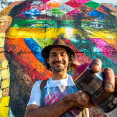 Rio ganha mural inédito de Kobra com tema sobre leitura e cultura