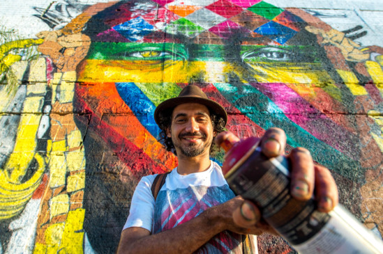 Rio ganha mural inédito de Kobra com tema sobre leitura e cultura