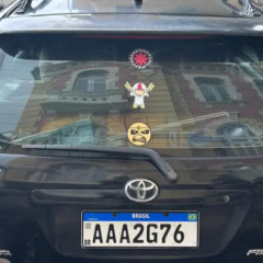 Carro furtado e placa clonada