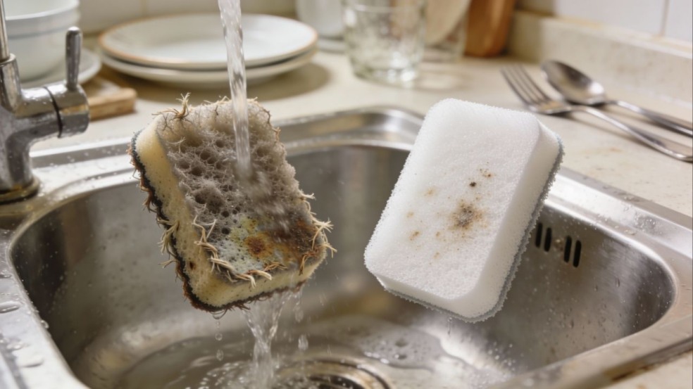 Adeus à esponja tradicional: substituto antibacteriano vira padrão em cozinhas modernas Adeus à esponja tradicional: substituto antibacteriano vira padrão em cozinhas modernas