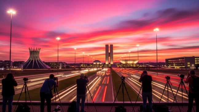 Brasília brilha como a joia modernista da UNESCO e o coração político do Brasil (imagem ilustrativa)