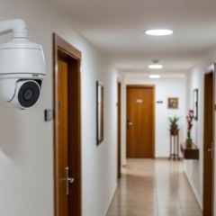 Câmeras nos corredores do prédio geram polêmica entre privacidade e segurança; veja o que é permitido