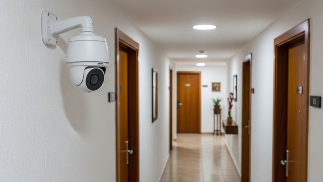 Câmeras nos corredores do prédio geram polêmica entre privacidade e segurança; veja o que é permitido