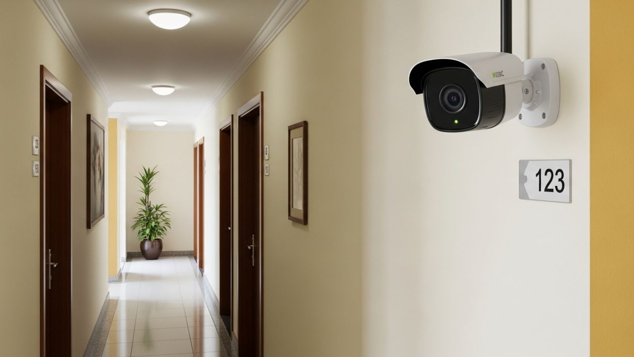 C&acirc;meras nos corredores do pr&eacute;dio geram pol&ecirc;mica entre privacidade e seguran&ccedil;a; veja o que &eacute; permitido