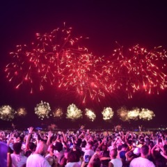 Foto: Claudio Fernandes | Fogos em Niter&oacute;i