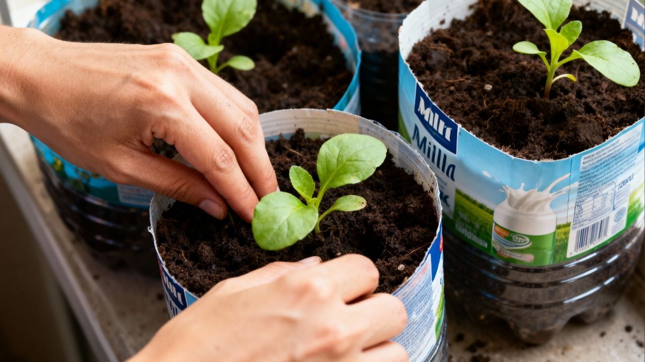 Como plantar gastando pouco usando s&oacute; objetos que j&aacute; existem em casa