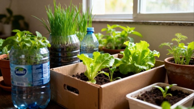Como plantar gastando pouco usando só objetos que já existem em casa