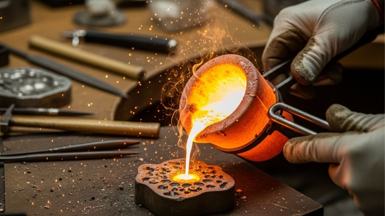 Como os artes&atilde;os transformam o ouro bruto em joias elegantes e dur&aacute;veis?
