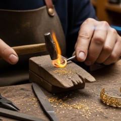 Como os artes&atilde;os transformam o ouro bruto em joias elegantes e dur&aacute;veis?