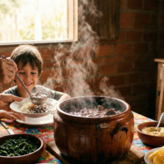 Cozinha tradicional brasileira de vó