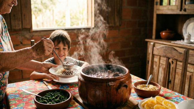 Cozinha tradicional brasileira de vó