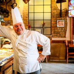 O chef Bruno Marasco, dono do restaurante italiano Antica Trattoria Marasco.
