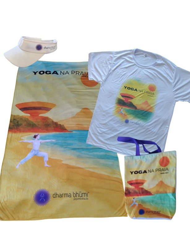 Kit Yoga na Praia