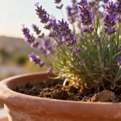 Plantar lavanda em vaso exige aten&ccedil;&atilde;o ao substrato, ao vaso e &agrave; exposi&ccedil;&atilde;o solar para evitar apodrecimento