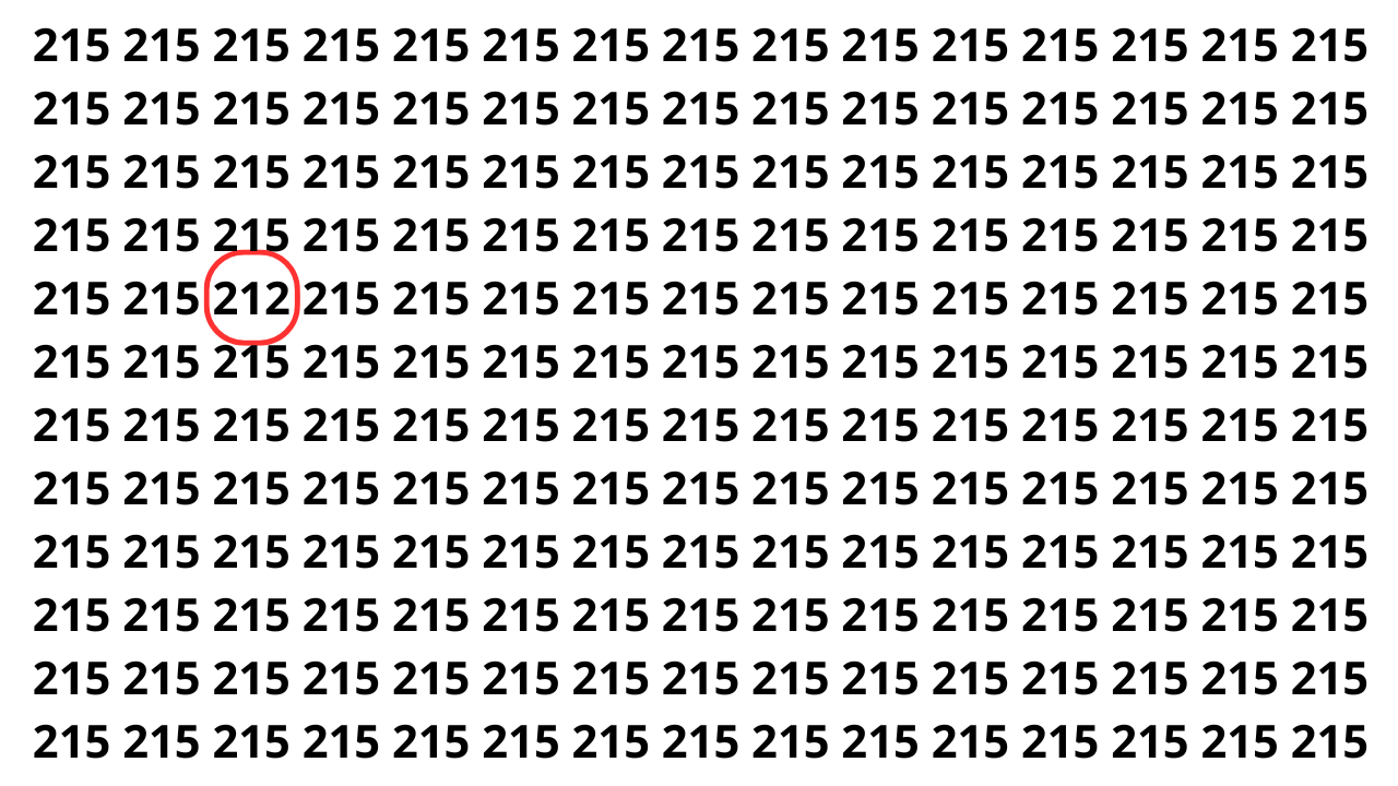 Procure o n&uacute;mero escondido e teste sua percep&ccedil;&atilde;o