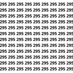 Encontre o 265 entre os números 295 em menos de 9 segundos