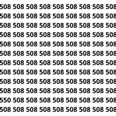 Consegue encontrar o número diferente nesta sequência em 7 segundos?