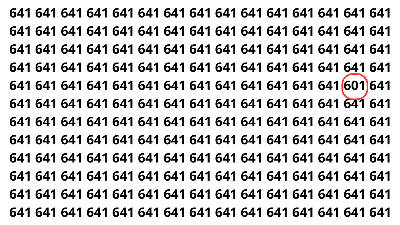 Teste sua percep&ccedil;&atilde;o: encontre o n&uacute;mero escondido em 6 segundos