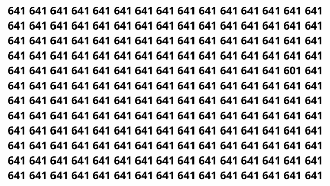 Teste sua percepção: encontre o número escondido em 6 segundos