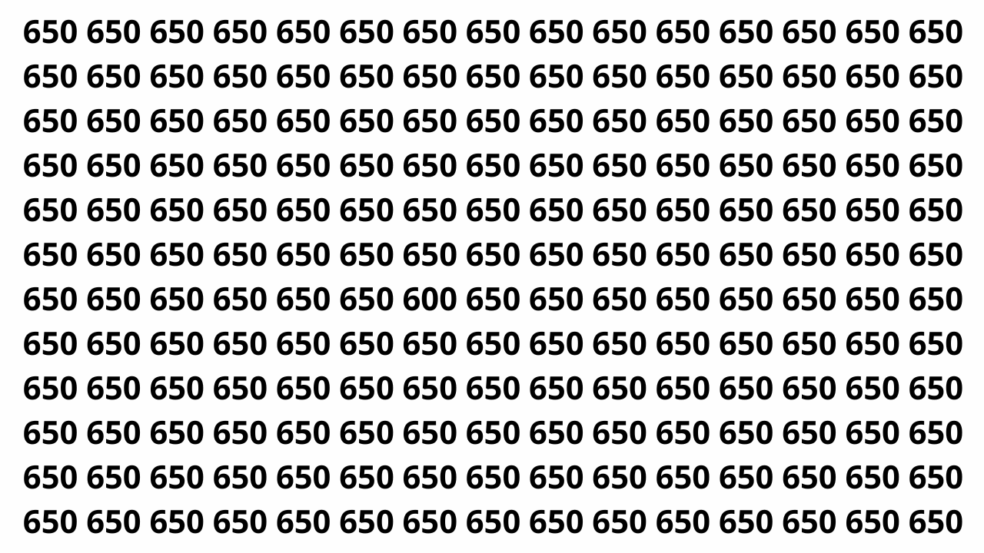 Você tem 8 segundos para encontrar o número diferente Você tem 8 segundos para encontrar o número diferente